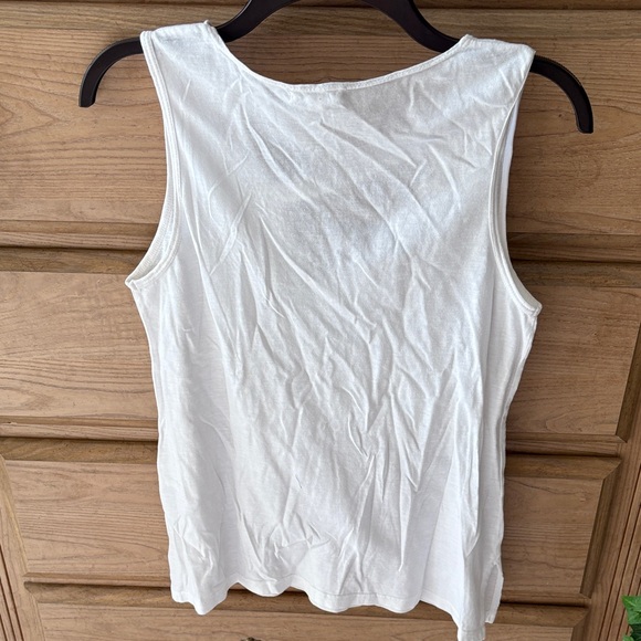 LNA White Cutout Tank Top - Picture 5 of 7